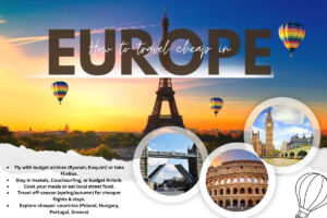 travel cheap in europe